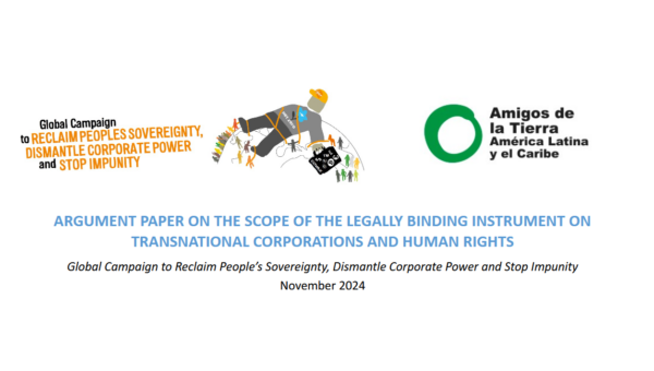 Argument paper on the scope of the Legally binding instrument on transnational corporations and human rights